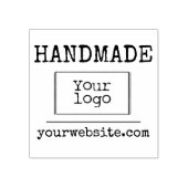 手作りタイプライター | インラインビジネスロゴ ラバースタンプ (インプリント)