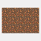 手作りツールパターンギフト ラッピングペーパーシート (正面)