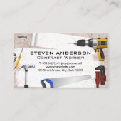 手作りツール |テクスチャグランジウォール 名刺 (正面)