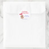 手作りテディメモリーベアービジネス ラウンドシール (バッグ)