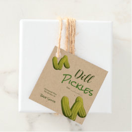 手作りディルピックズキャニングジャールラベル フェイバータグ