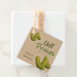 手作りディルピックズキャニングジャールラベル フェイバータグ