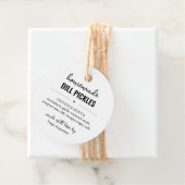 手作りディルピックルジャールラベルラベル フェイバータグ (インサイチュ)