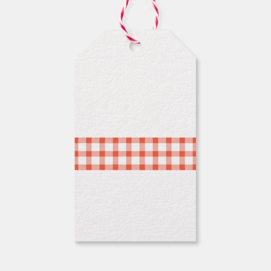 手作りトマトチャツニー市松模様にパターン ギフトタグ (裏面)