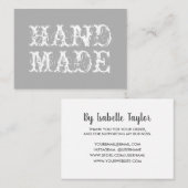 手作りトレンディーシンプルモダンヴィンテージ 名刺 (正面/裏面)