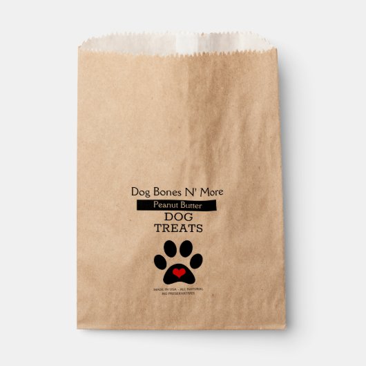手作りドッグトリート フェイバーバッグ (正面)