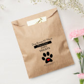 手作りドッグトリート フェイバーバッグ (封をした状態)