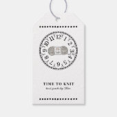 手作りニット商品価格 ギフトタグ (正面)