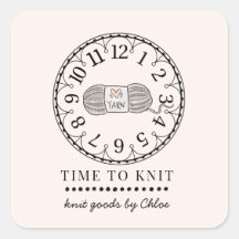 手作りニット商品商品ラベル