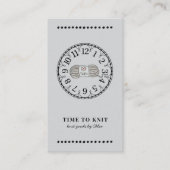 手作りニット製品 名刺 (正面)