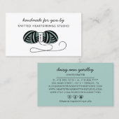 手作りニット/編み物クラフターエティ 名刺 (正面/裏面)