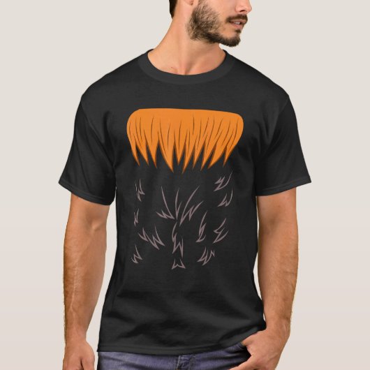 手作りニワトリコスチューム ハロウィンコスチューム Tシャツ (正面)
