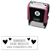 手作りハートWebサイトビジネス包装 セルフインキングスタンプ (インサイチュ)