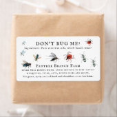 手作りバグスプレー |モノグラムラベル ラベル (インサイチュ)