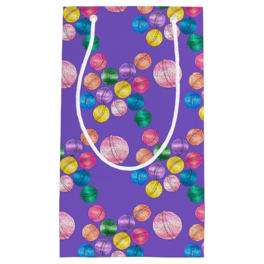 手作りバスシャワー爆弾美しい製品包装 スモールペーパーバッグ (正面)