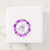 手作りバスフィズパンジー紫ホワイト フェイバータグ (インサイチュ)