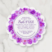 手作りバスフィズパンジー紫ホワイト フェイバータグ (裏面)