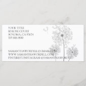 手作りバス体美しい製品価格表 メニュー (裏面)