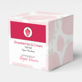 手作りバス&体包装 |いちご フェイバーボックス