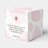 手作りバス&体包装 |いちご フェイバーボックス (裏面サイド)