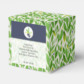 手作りバス&体包装 |オリーブ油ボックス フェイバーボックス (裏面サイド)