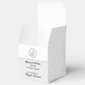 手作りバス&体包装 |黒と白 フェイバーボックス (オープン)