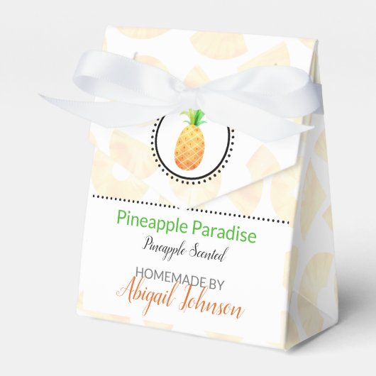 手作りバス&体包装 | Pineapple Box フェイバーボックス (正面サイド)