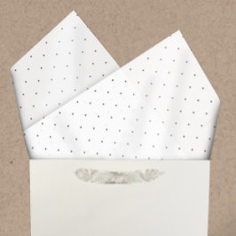 手作りバス&体 |白と黒のスイスのドット 薄葉紙