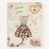 手作りパーソナライズされたの桑の紙デザイナー ノートブック (正面)