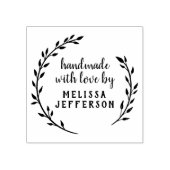 手作りパーソナライズされたの植物脚本 ラバースタンプ (インプリント)