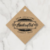 手作りパーソナライズされたラベルつるラベル フェイバータグ (正面)