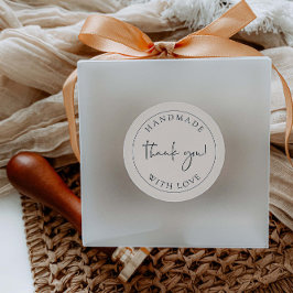 手作りビジネスありがとうご梱包ステッカーラベル ラウンドシール