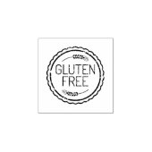 手作りビジネスグルテンフリーロゴ ラバースタンプ (インプリント)