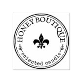 手作りビジネスプロフェッショナルラウンドデザイン ラバースタンプ (インプリント)