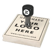 手作りビジネスロゴを追加するミニマルシンプルリスト ラバースタンプ (スタンプ)