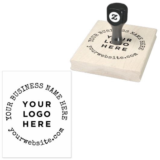 手作りビジネス名Webサイトロゴ ラバースタンプ (押印)