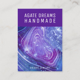 手作りビジネスQRコードジュエリー表示カード コーリングカード