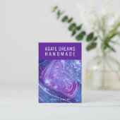 手作りビジネスQRコードジュエリー表示カード コーリングカード (スタンド正面)