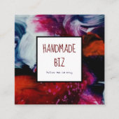 手作りビズスクエアビジネスカード スクエア名刺 (正面)