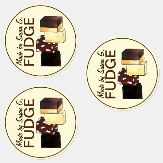 手作りファッジキャンディ焼いた菓子 ラベル (グループ)