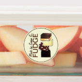 手作りファッジキャンディ焼いた菓子 ラベル (貼付)