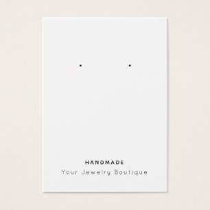 手作りブティックイヤリングディスプレイカード