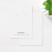 手作りブティックイヤリングディスプレイカード (デスク)