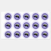 手作りブラックベリージャムゼリー缶の缶詰 ラベル (シート)