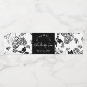 手作りブラックベリージャムラップラのまわりにベル ペットボトルラベル (シングルラベル)