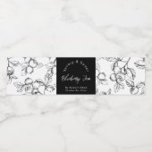 手作りブルーベリージャムのラップラのまわりにベル ペットボトルラベル (シングルラベル)