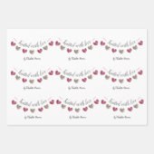 手作りプレゼント ラッピングペーパーシート (正面3)