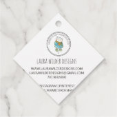 手作りベビー製衣料品 フェイバータグ (裏面)