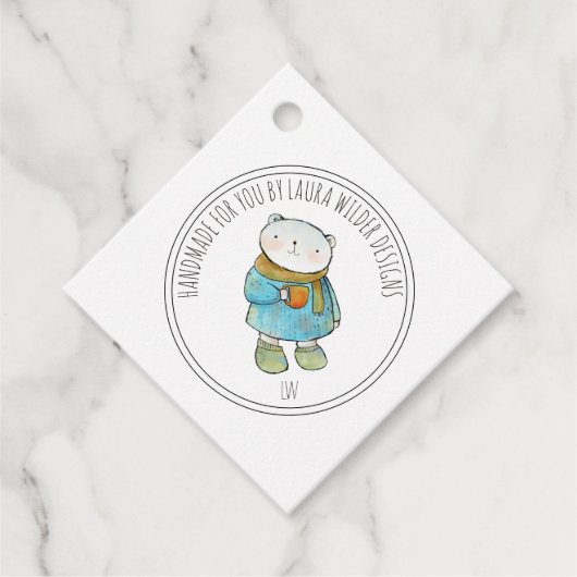 手作りベビー製衣料品 フェイバータグ (正面)