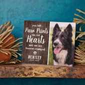 手作りペットメモリアル | 写真付き フォトプラーク (側面)